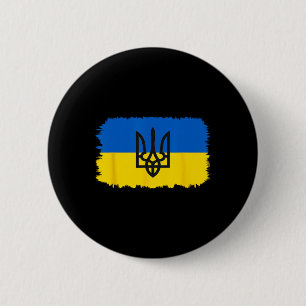 Ukraine-Flagge Ukrainisch Ukraine Stolz Herz 4  Button