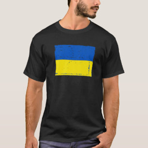 Ukraine-Flagge Ukrainische Flagge EU-Flagge T-Shirt