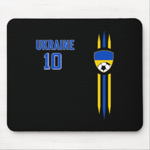 Ukraine-Flagge Ukrainische Stolzliebhaber 6 Mousepad