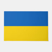 Ukraine Flagge Ukrainische Unterstützung Blaue Gel Fußmatte (Vorderseite)