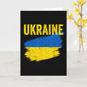 Ukraine-Flagge Ukrainisches Hemd Karte (Gelbe Blume)