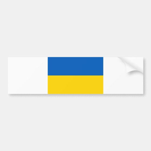 Ukraine Flagge Ukrainisches Patriotisches Patrioti Autoaufkleber (Vorne)