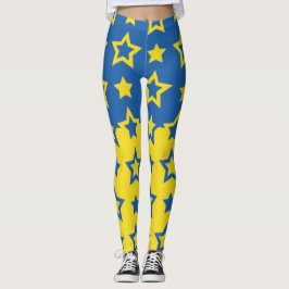 Ukraine Flagge Ukrainisches Patriotisches Patrioti Leggings