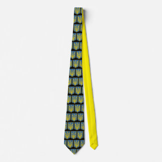 Ukraine-Flagge und -Trident Krawatte