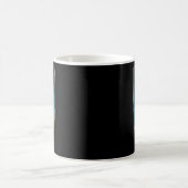 Ukraine-Flagge und Trident Ukrainisch 1 Kaffeetasse (Mittel)