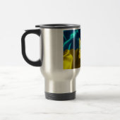 Ukraine-Flagge und Tryzub Reise-Tasse Reisebecher (Links)