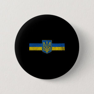 Ukraine-Flagge und Wappen Odessa Kiew 1 Button