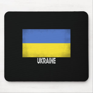 Ukraine-Flagge Vintage Stolz In Meiner DNA Europa Mousepad