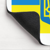 Ukraine-Flagge w COA Mousepad (Ecke)