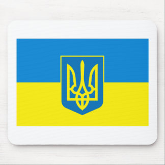 Ukraine-Flagge w COA Mousepad