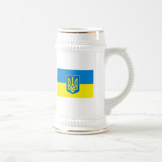 Ukraine-Flagge w COA-Tasse Bierglas