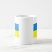 Ukraine-Flagge w COA-Tasse Kaffeetasse (Mittel)