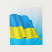 Ukraine-Flagge Wandteppich (Vorderseite)