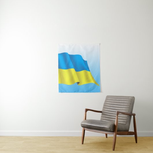 Ukraine-Flagge Wandteppich (Beispiel)