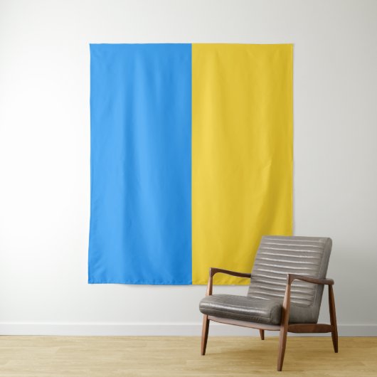 Ukraine-Flagge Wandteppich (Beispiel)