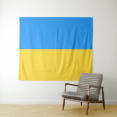 Ukraine-Flagge Wandteppich (Beispiel (Horizontal))