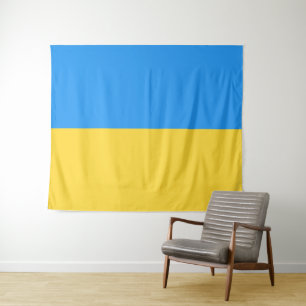 Ukraine-Flagge Wandteppich