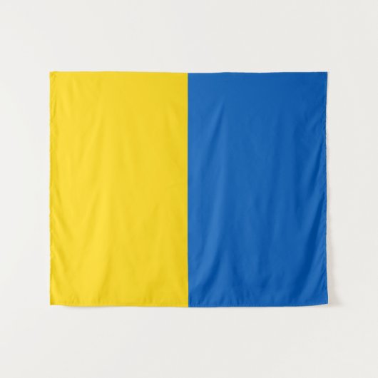 Ukraine-Flagge Wandteppich (Vorderseite (Horizontal))