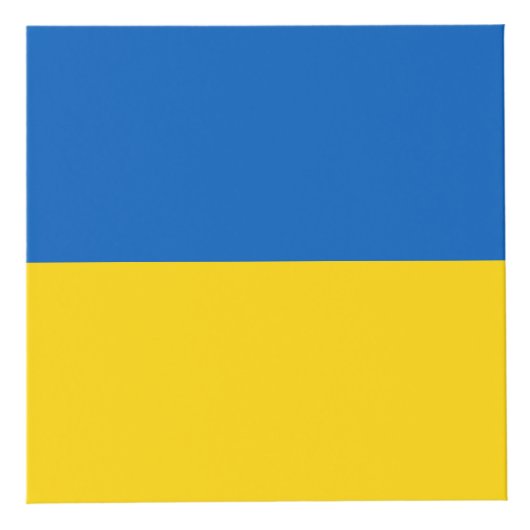 Ukraine-Flagge Würfel (Vorderseite)