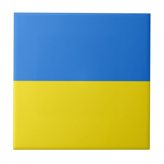 Ukraine-Flaggen-Keramik-Fliese Fliese (Vorderseite)