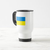 Ukraine-Flaggen-Tasse Reisebecher (Vorderseite Links)