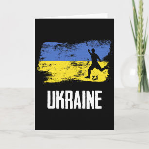 Ukraine-Flaggen-Trikot Ukrainische Fußballmannscha Karte