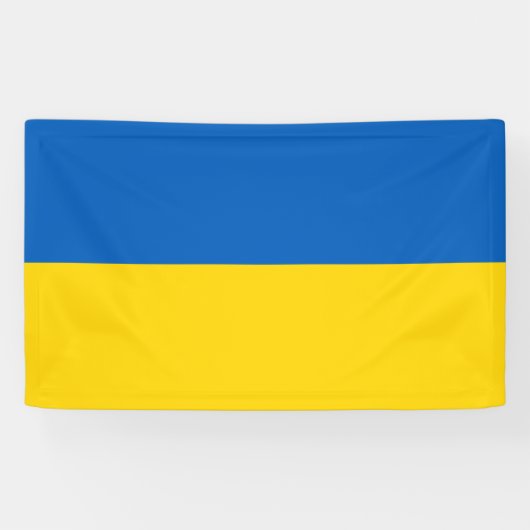Ukraine-Flaggen-ukrainisches patriotisches Banner (Horizontal)
