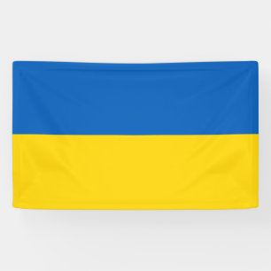Ukraine Flaggenblau Gelb Ukrainisch Banner