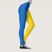 Ukraine Flaggenblau Gelb Ukrainisch Leggings (Rechts)