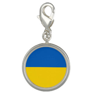 Ukraine Flaggenblau Gelb Ukrainisches Patriotikum Charm