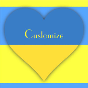 Ukraine Flaggenblau-Gelber Thunder_Cove Aufkleber