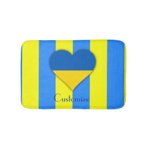 Ukraine Flaggenblau-Gelber Thunder_Cove Badematte