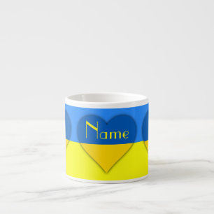 Ukraine Flaggenblau-Gelber Thunder_Cove Espressotasse