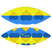 Ukraine Flaggenblau-Gelber Thunder_Cove Football (Paneele)