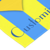 Ukraine Flaggenblau-Gelber Thunder_Cove Kurzer Tischläufer (Ecke)