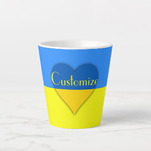 Ukraine Flaggenblau-Gelber Thunder_Cove Milchtasse