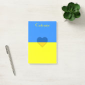 Ukraine Flaggenblau-Gelber Thunder_Cove Post-it Klebezettel (Büro)