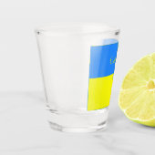 Ukraine Flaggenblau-Gelber Thunder_Cove Schnapsglas (Links)