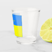 Ukraine Flaggenblau-Gelber Thunder_Cove Schnapsglas (Rechts)