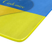 Ukraine Flaggenblau-Gelber Thunder_Cove Schneidebrett (Ecke)