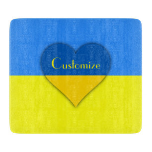 Ukraine Flaggenblau-Gelber Thunder_Cove Schneidebrett
