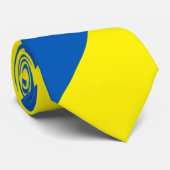 Ukraine Flaggenfarben modern Krawatte (Gerollt)