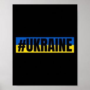 Ukraine-Flaggenfarben #ukraine Poster