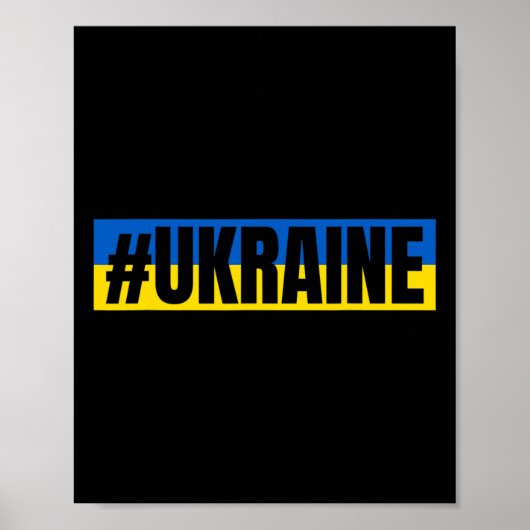 Ukraine-Flaggenfarben #ukraine Poster (Vorne)