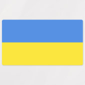 Ukraine - Flaggenfreiheit Etiketten (Design 2)