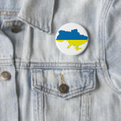 Ukraine-Flaggenkarte Button (Beispiel)