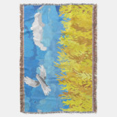 Ukraine Flaggenlandschaft Decke (Vorderseite Vertikal)