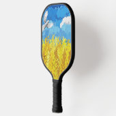 Ukraine Flaggenlandschaft Pickleball Schläger (Links)