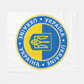 Ukraine Fleecedecke (Vorderseite (Horizontal))