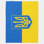 Ukraine Fleecedecke (Vorderseite)